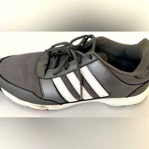 Adidas size 13 grey golf shoes